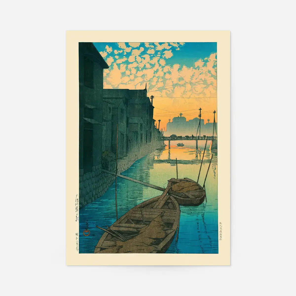 Morning at Onegishi By Hasui Kawase