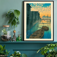 Morning at Onegishi By Hasui Kawase