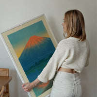 Lake Yamanaka and Mount Fuji By Hasui Kawase