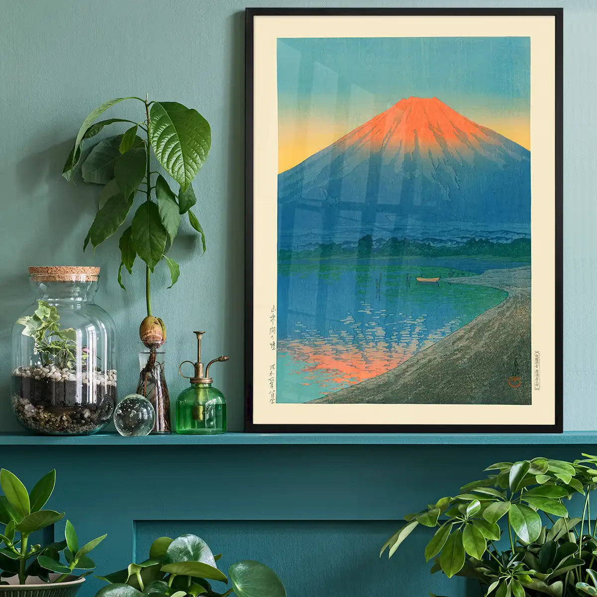 Lake Yamanaka and Mount Fuji By Hasui Kawase