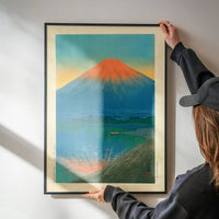 Lake Yamanaka and Mount Fuji By Hasui Kawase