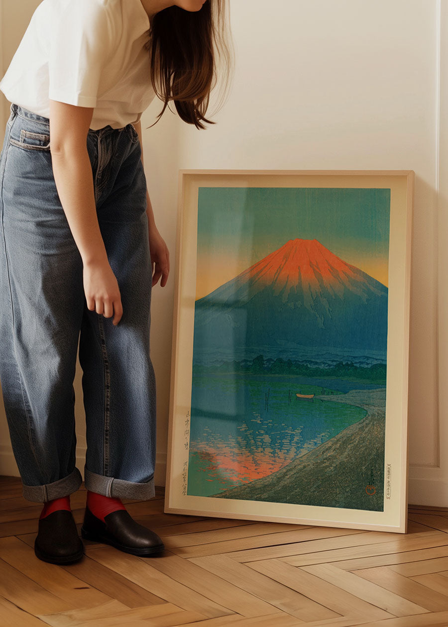 Lake Yamanaka and Mount Fuji By Hasui Kawase – InkAndDrop