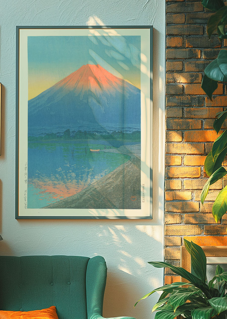 Lake Yamanaka and Mount Fuji By Hasui Kawase – InkAndDrop