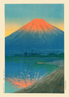 Lake Yamanaka and Mount Fuji By Hasui Kawase