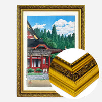 Red Temple by Hasui Kawase