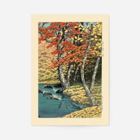 Autumn in Oirase by Hasui Kawase