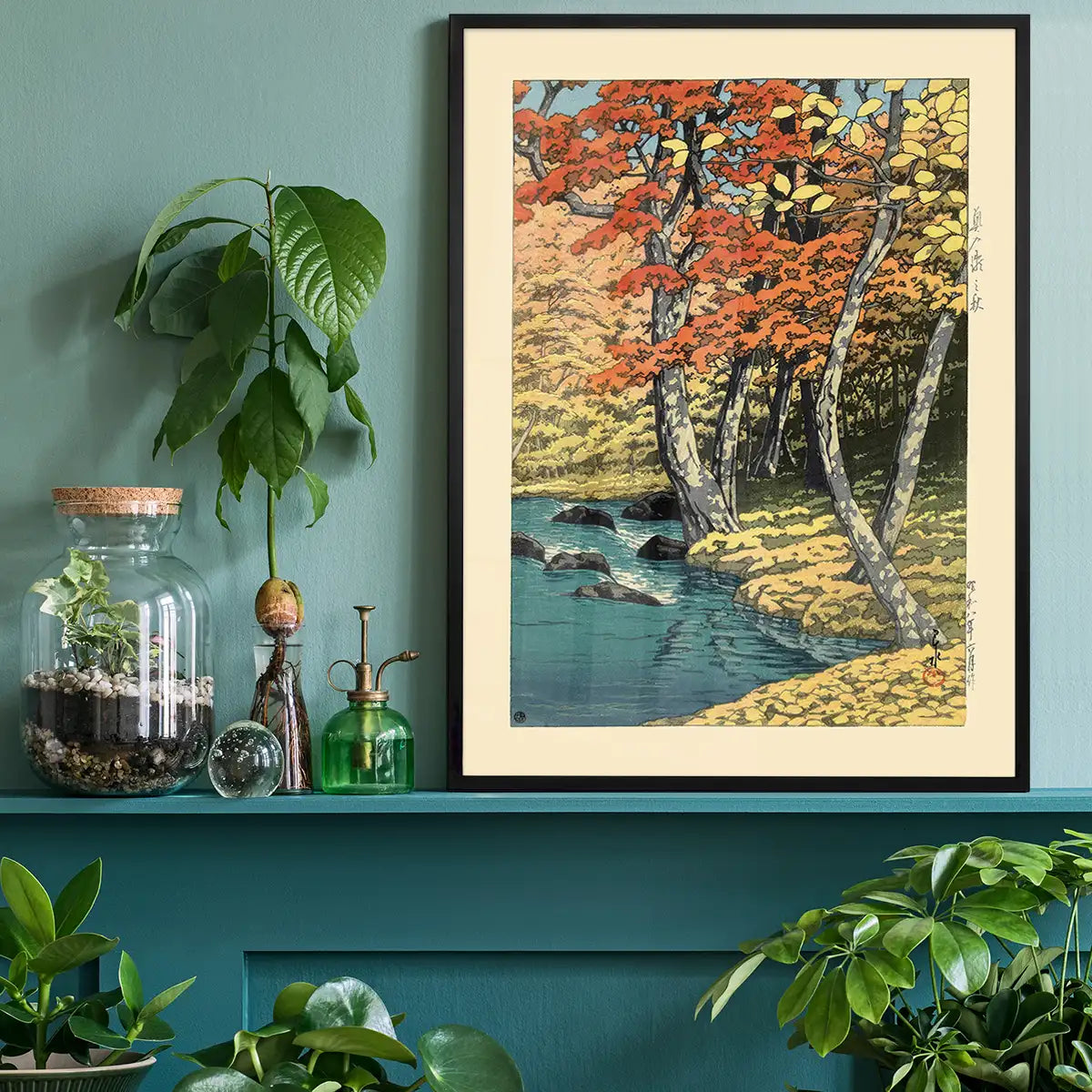 Autumn in Oirase by Hasui Kawase