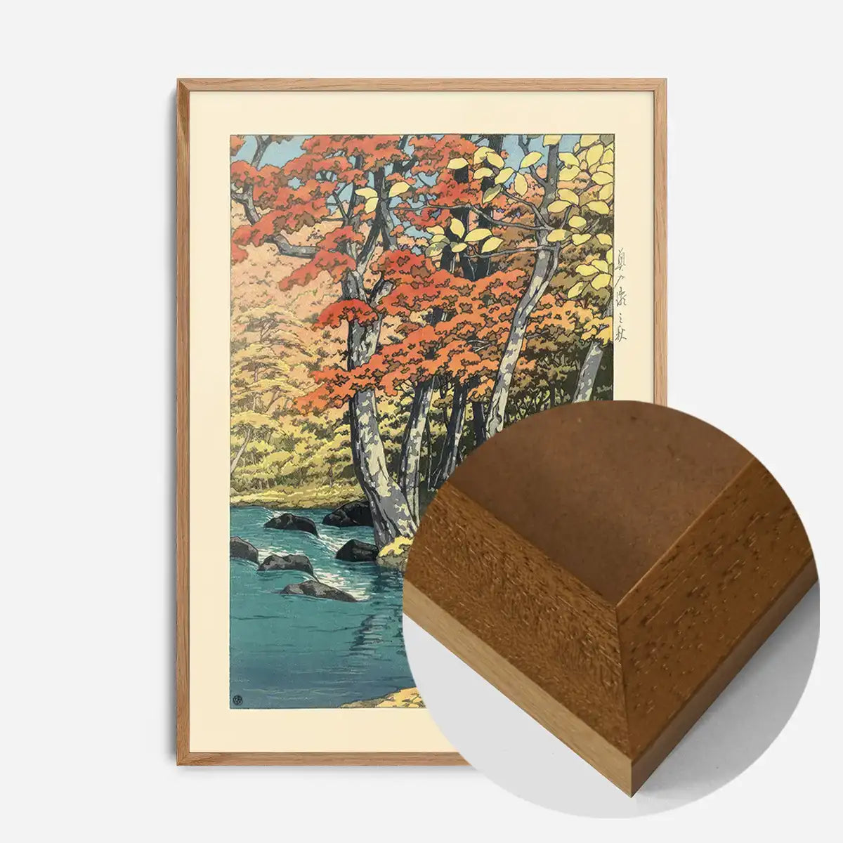 Autumn in Oirase by Hasui Kawase