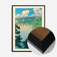 Akisu Lake by Hasui Kawase
