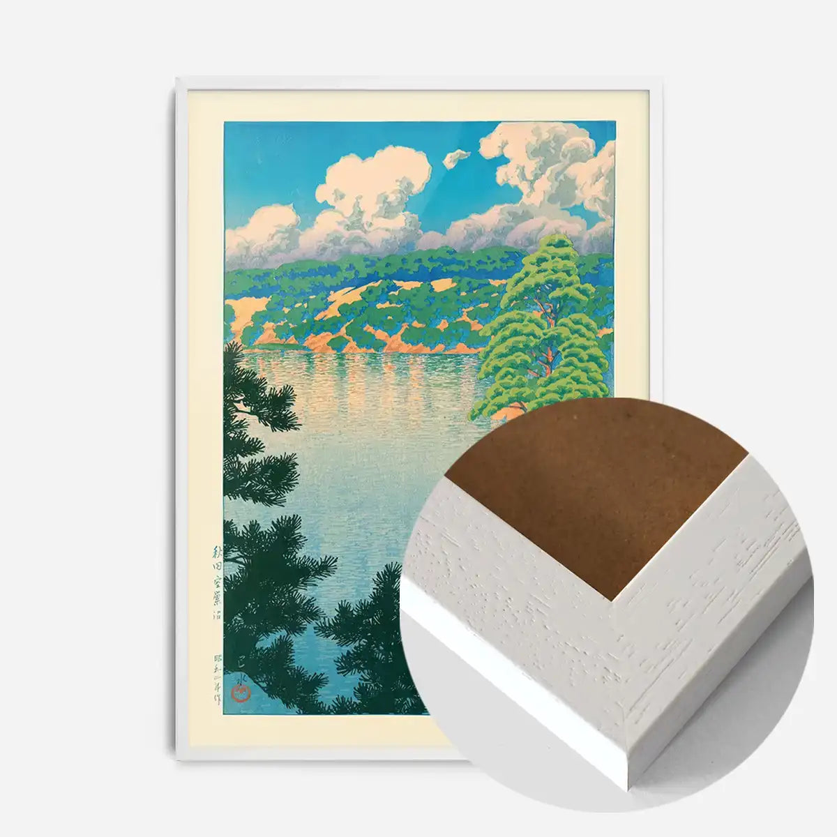 Akisu Lake by Hasui Kawase