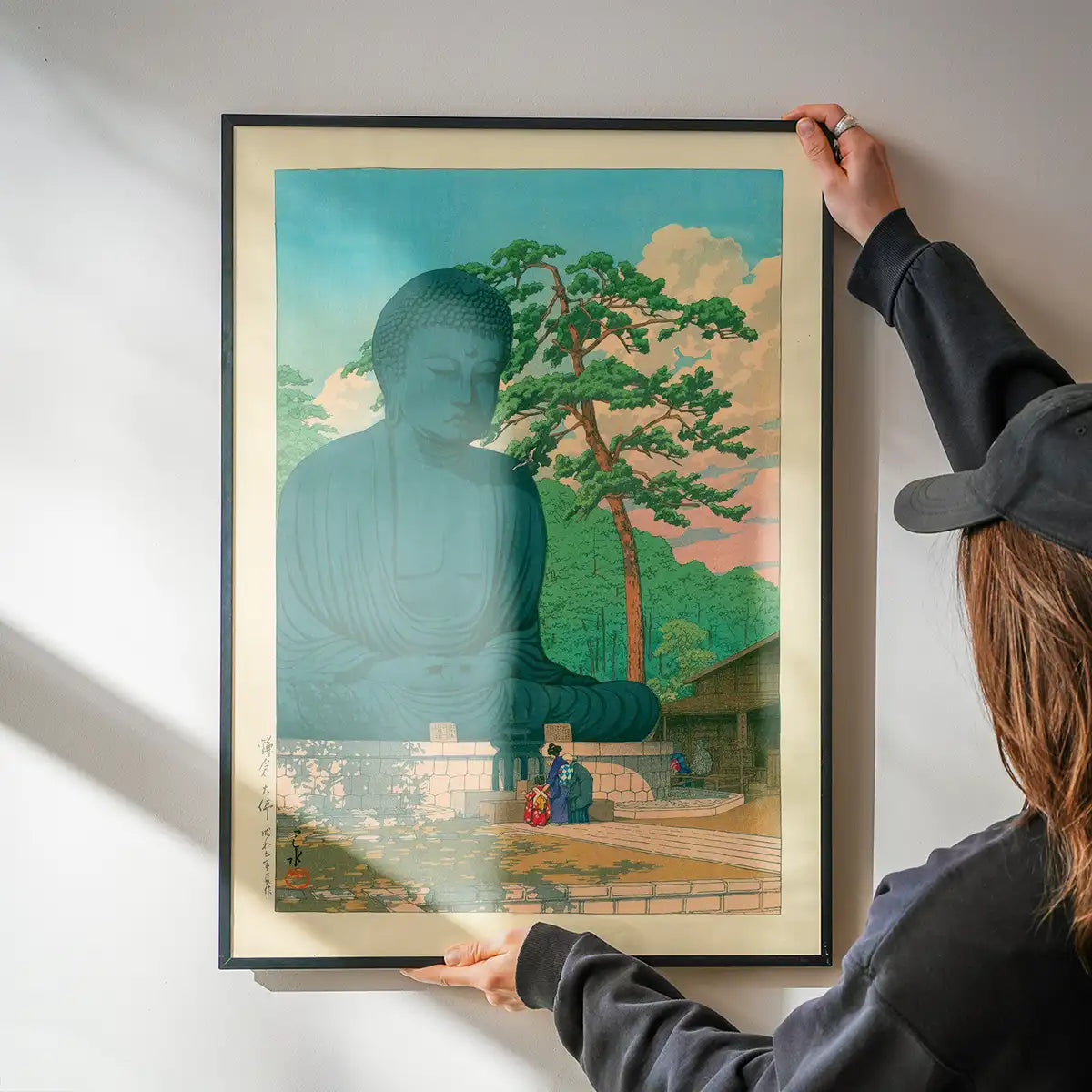 Great Buddha at Kamakura by Hasui Kawase
