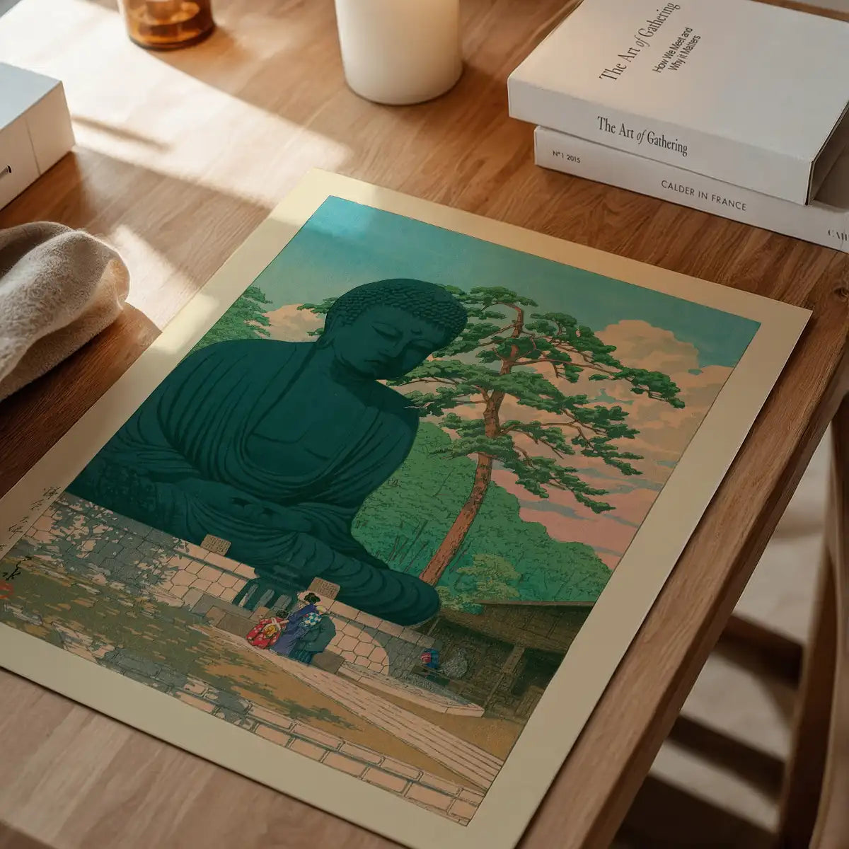 Great Buddha at Kamakura by Hasui Kawase