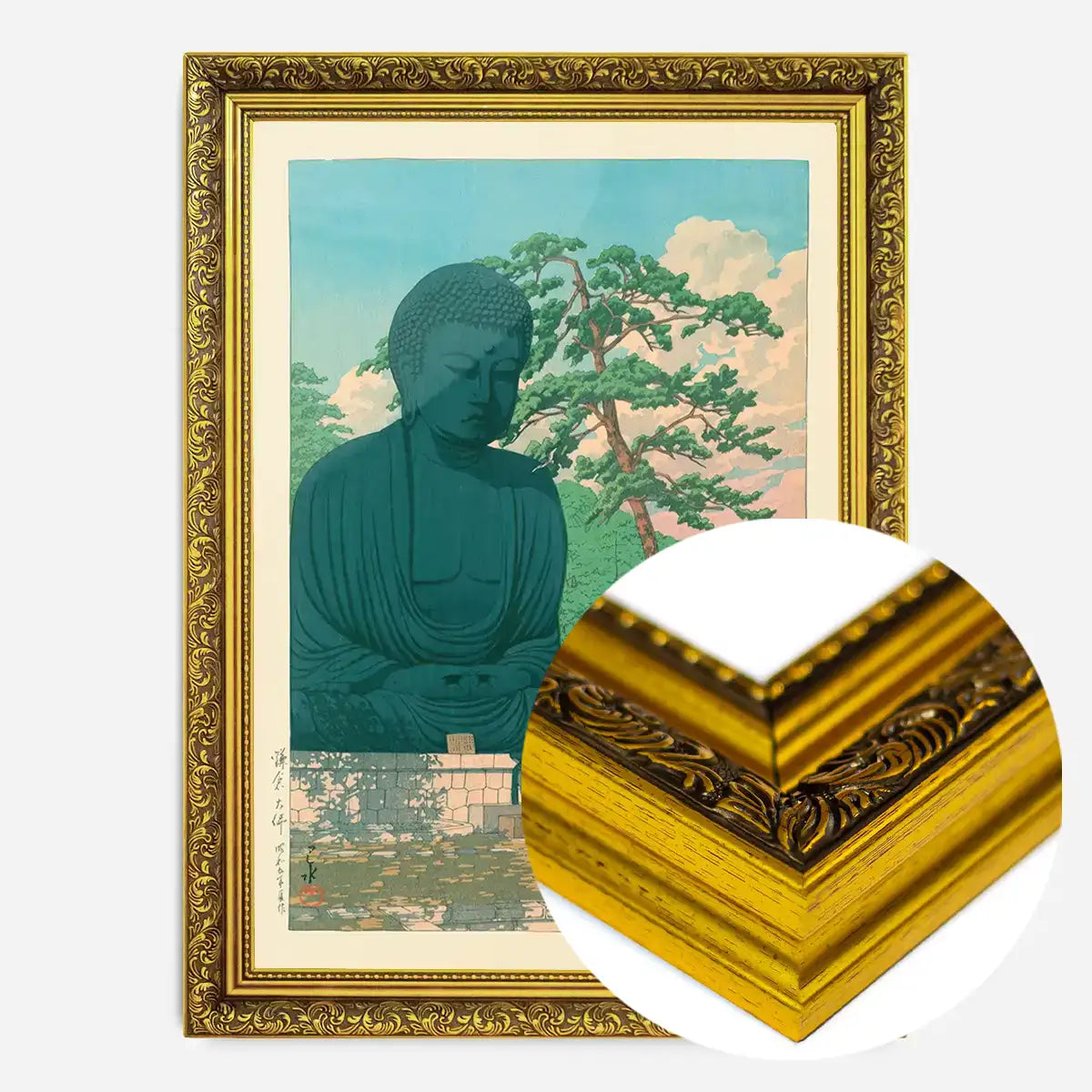 Great Buddha at Kamakura by Hasui Kawase