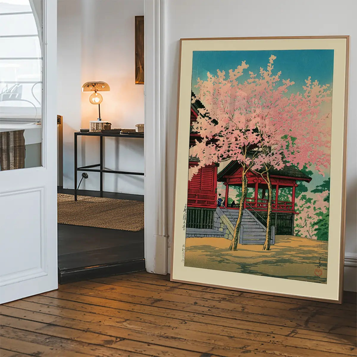 Kiyomizu Hall Ueno by Hasui Kawase