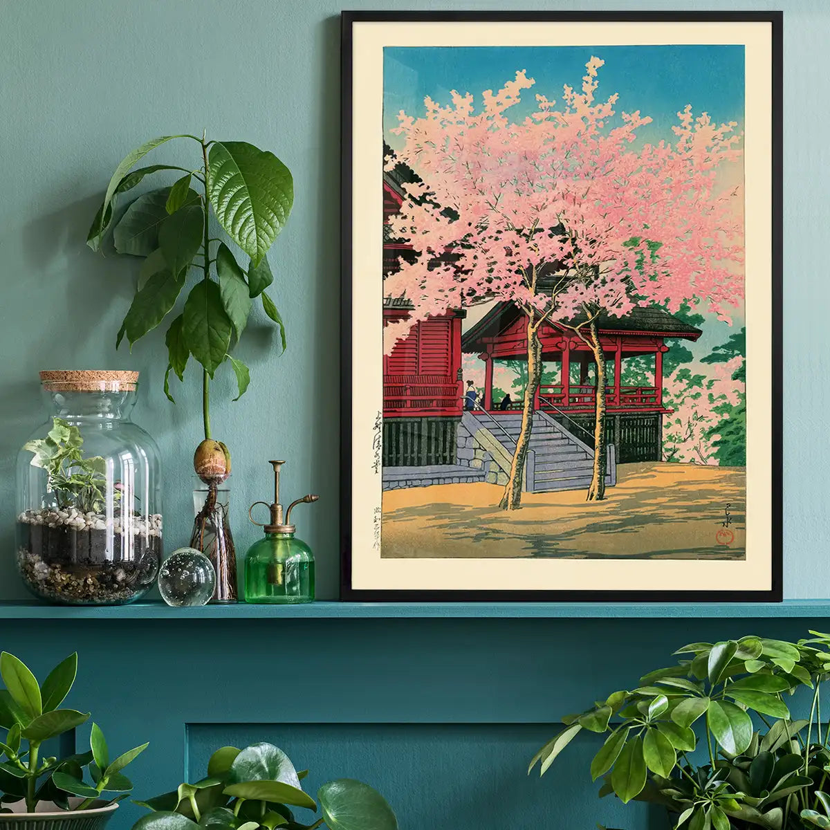 Kiyomizu Hall Ueno by Hasui Kawase