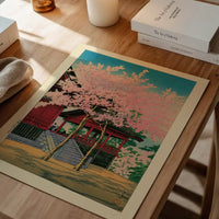 Kiyomizu Hall Ueno by Hasui Kawase