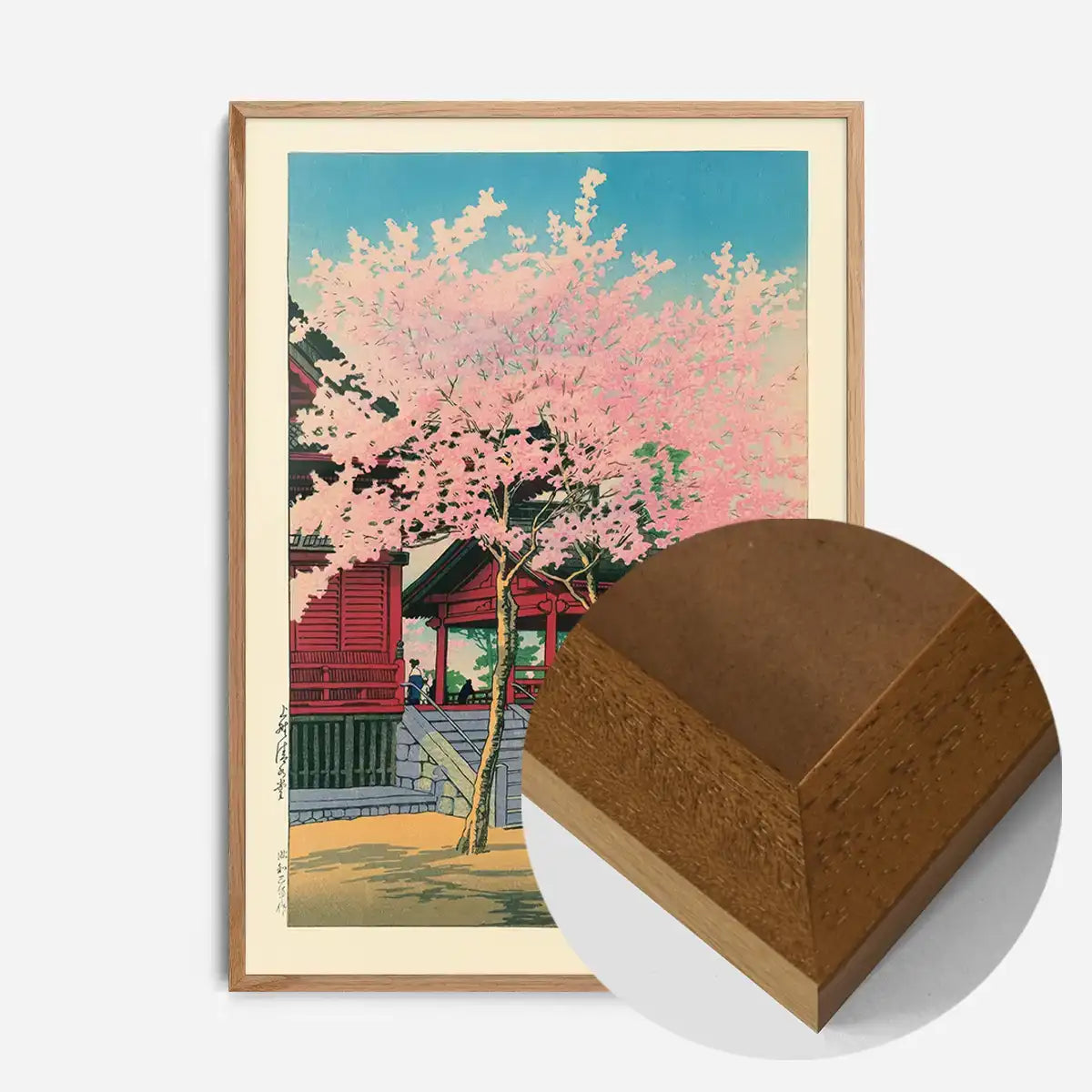 Kiyomizu Hall Ueno by Hasui Kawase