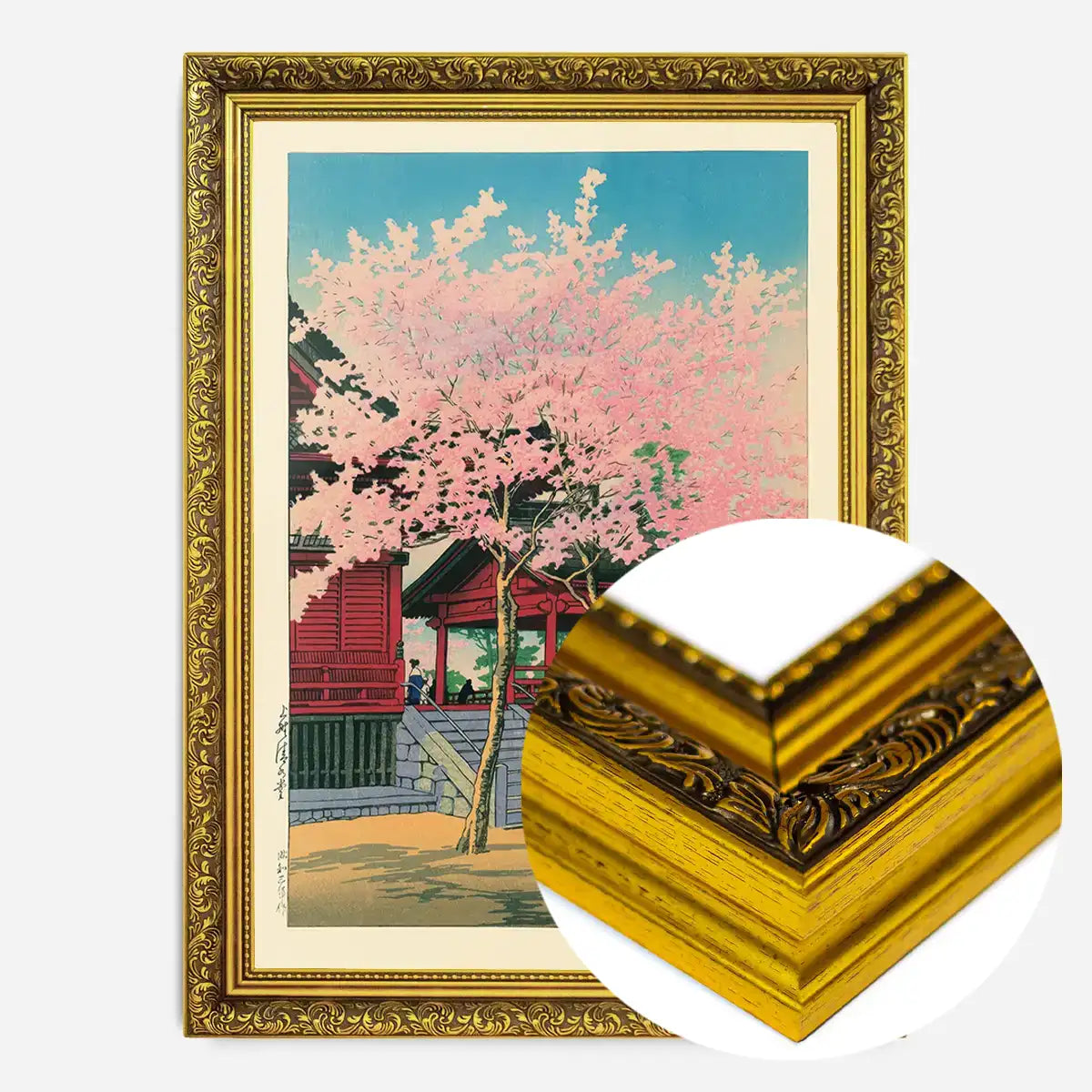 Kiyomizu Hall Ueno by Hasui Kawase