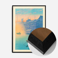 Morning at Dotonboriin Osaka by Hasui Kawase