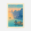 Morning at Dotonboriin Osaka by Hasui Kawase
