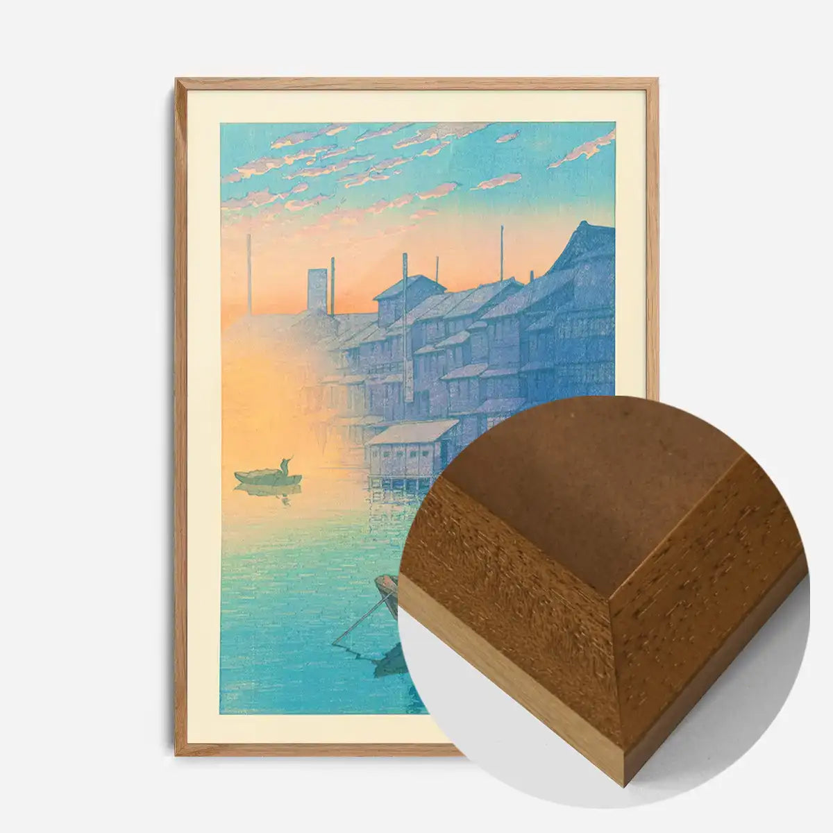 Morning at Dotonboriin Osaka by Hasui Kawase