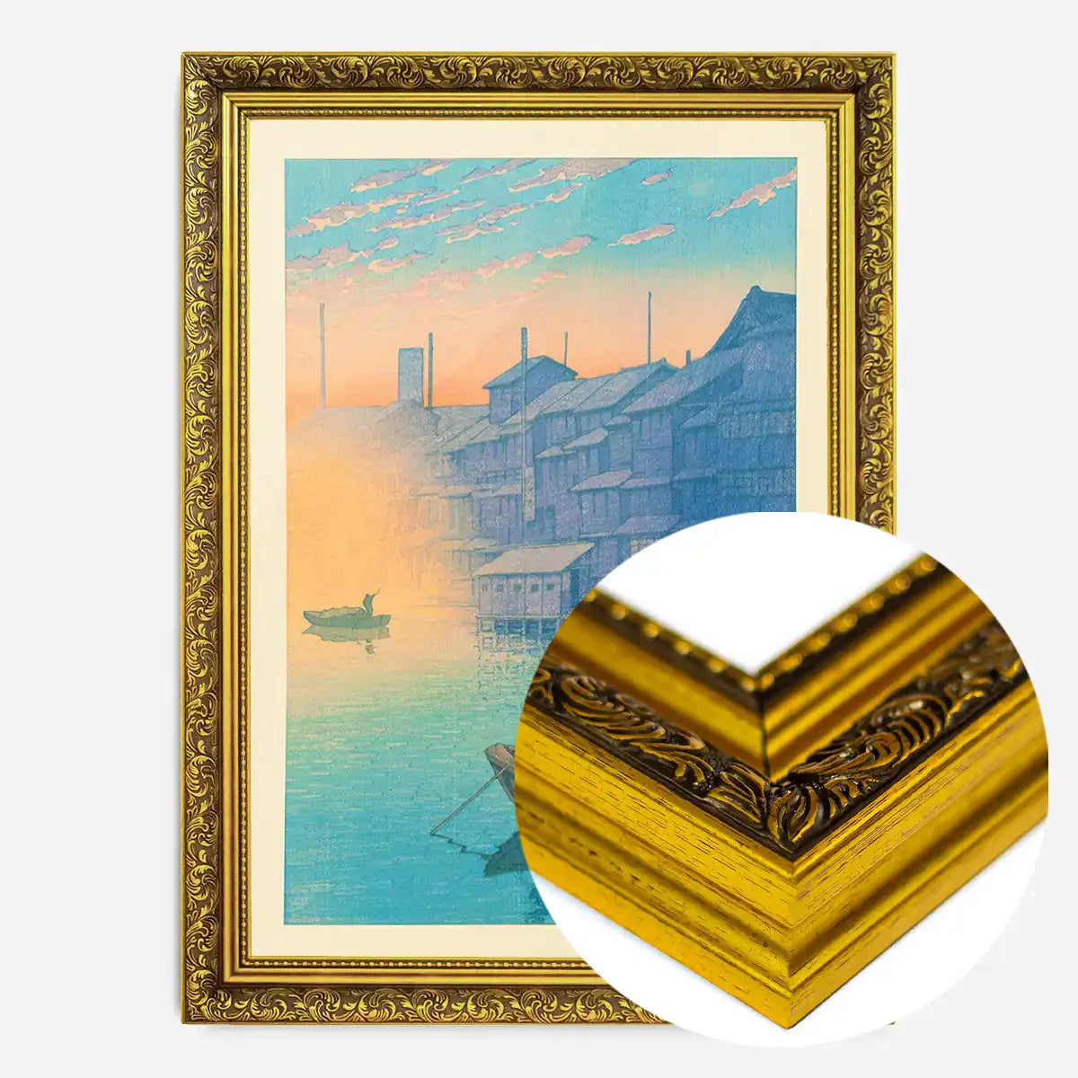 Morning at Dotonboriin Osaka by Hasui Kawase