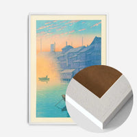 Morning at Dotonboriin Osaka by Hasui Kawase