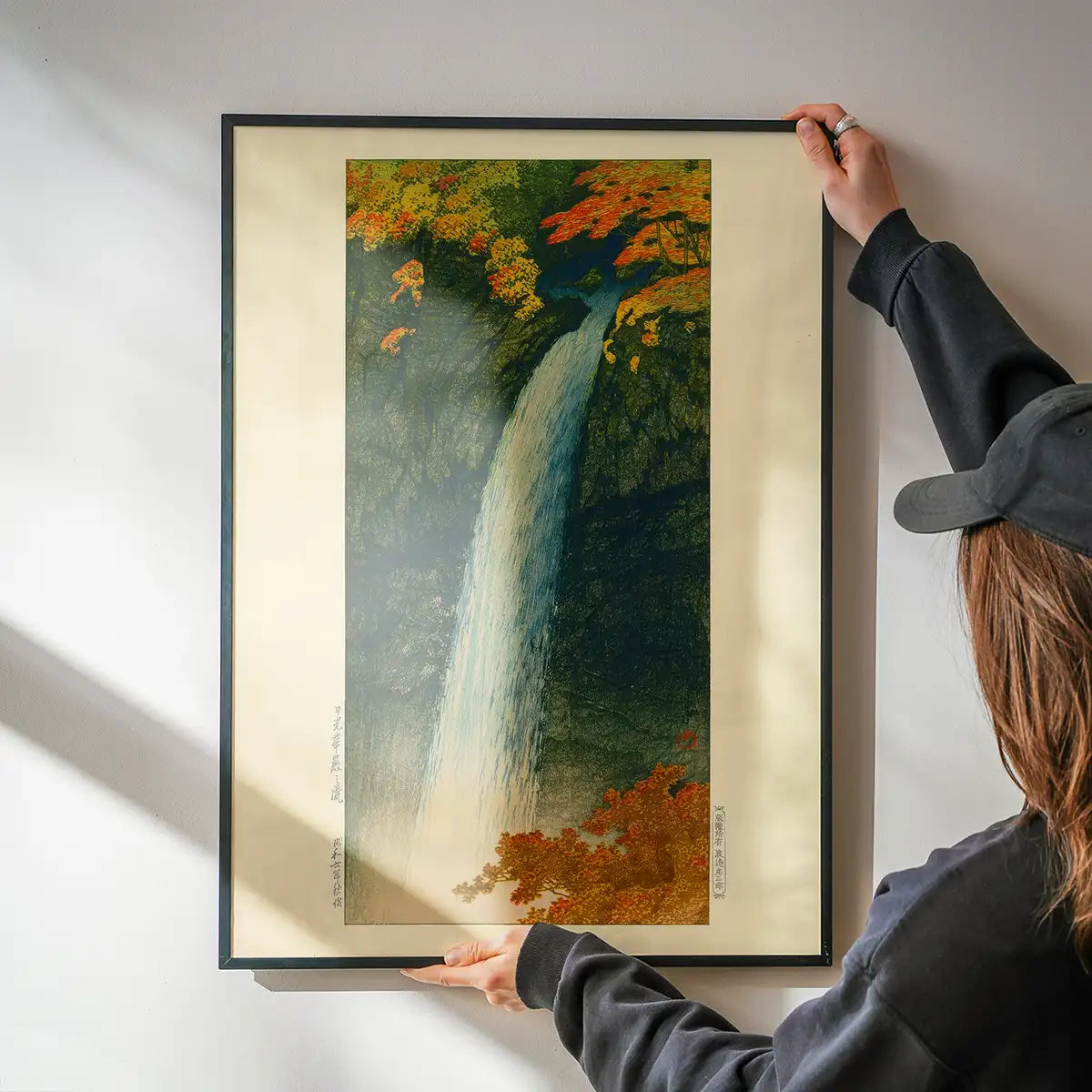 Keegon Waterfalls at Nikko by Hasui Kawase