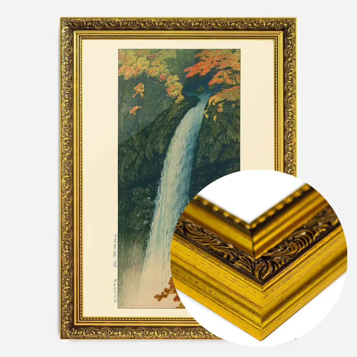 Keegon Waterfalls at Nikko by Hasui Kawase