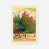 Asama Shrine in Shizuoka by Hasui Kawase