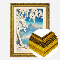 Clearing after Snowfall on Mt. Fuji Print by Hasui Kawase