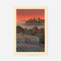 Amakusa Print by Hasui Kawase