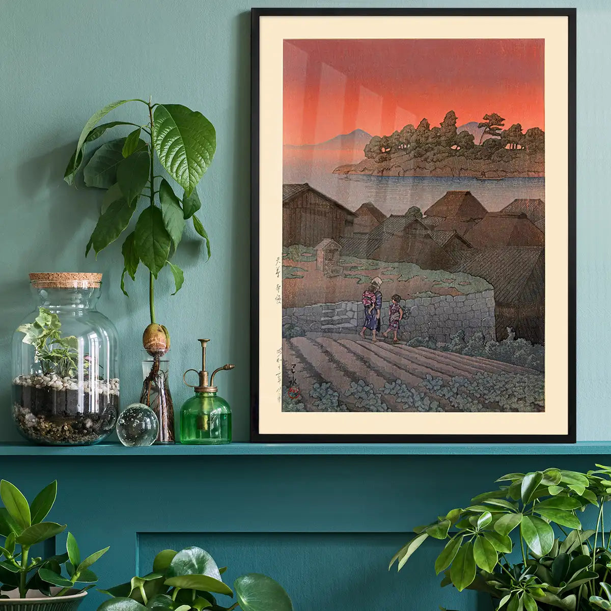 Amakusa Print by Hasui Kawase