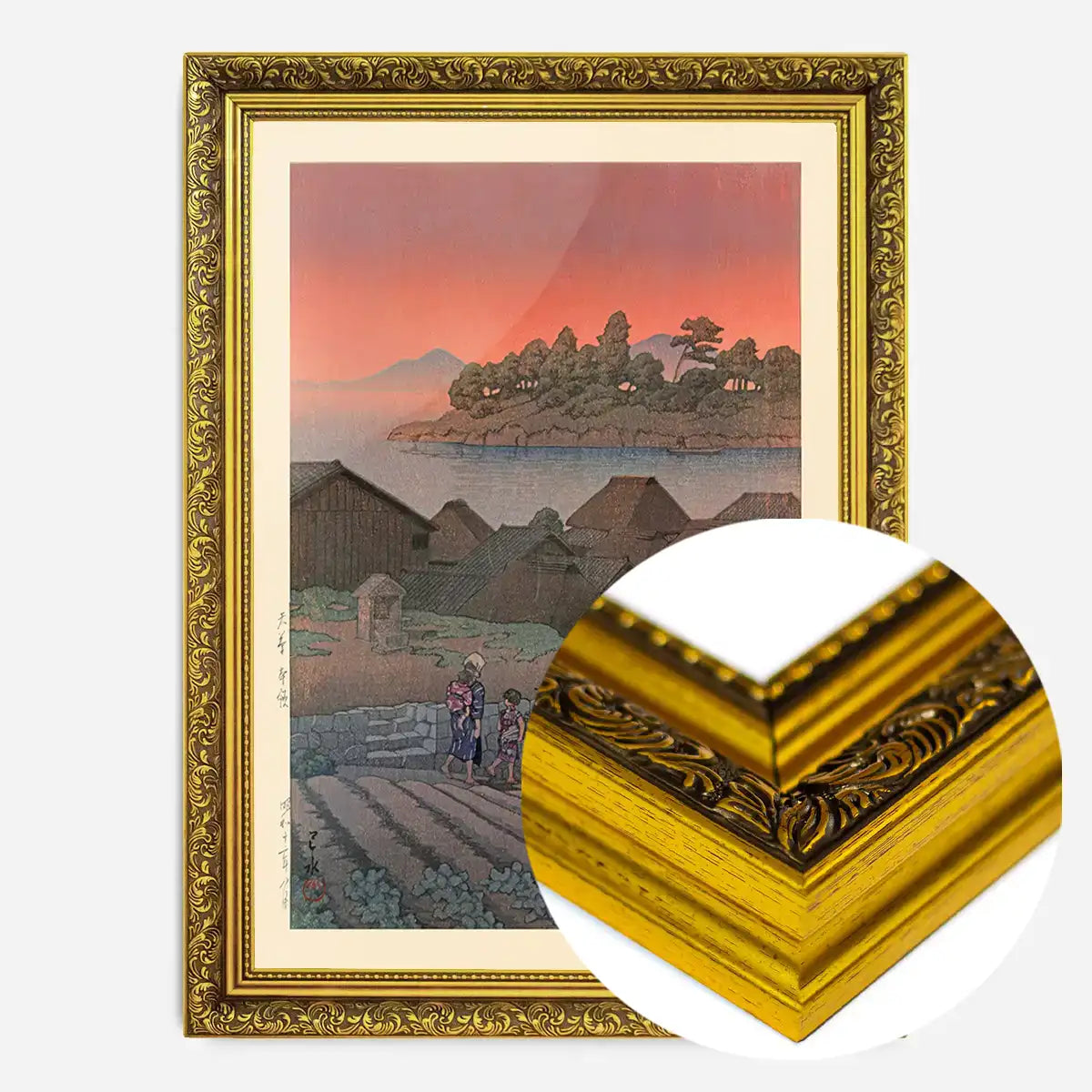 Amakusa Print by Hasui Kawase