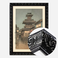 Bell Tower at Okayama Print by Hasui Kawase