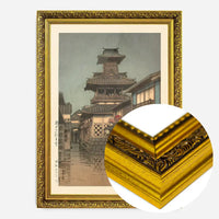 Bell Tower at Okayama Print by Hasui Kawase