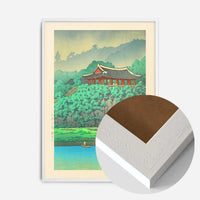 Botan Dai at Ping-yang, Korea Print by Hasui Kawase