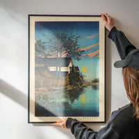 Evening at Itako Print by Hasui Kawase