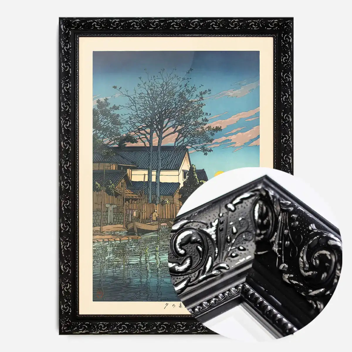 Evening at Itako Print by Hasui Kawase