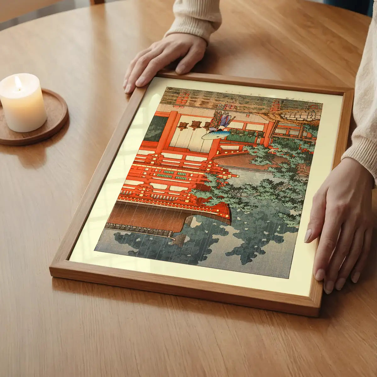 Kasuga Shrine in Nara Print by Hasui Kawase