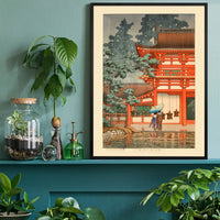 Kasuga Shrine in Nara Print by Hasui Kawase
