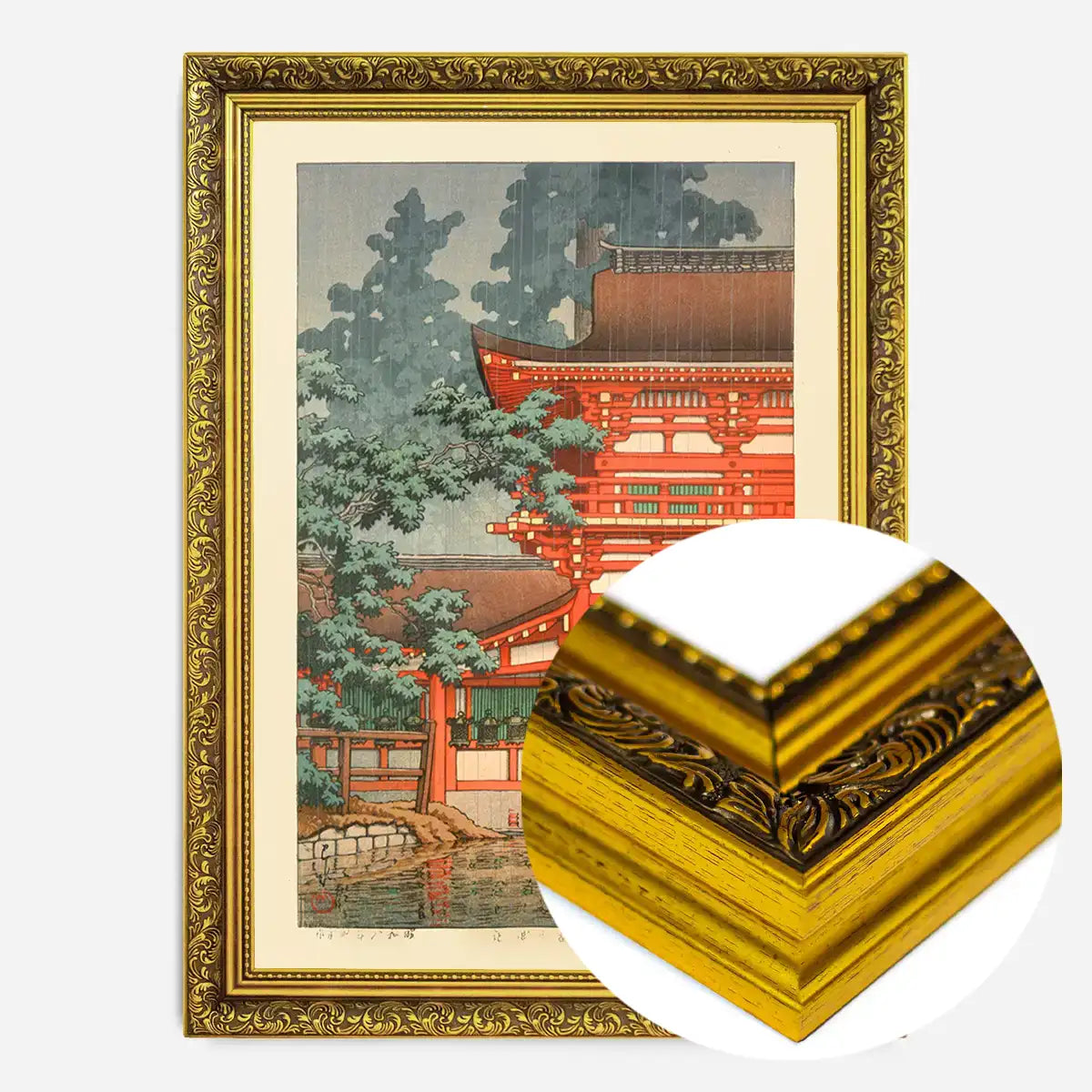 Kasuga Shrine in Nara Print by Hasui Kawase