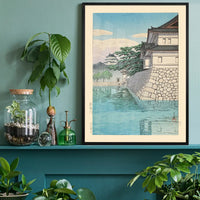 Kikyomon Gate Print by Hasui Kawase