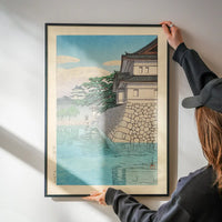 Kikyomon Gate Print by Hasui Kawase
