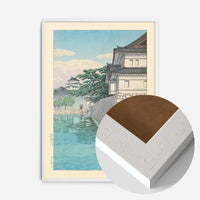 Kikyomon Gate Print by Hasui Kawase