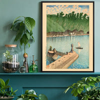 Mihogaseki Beach, Izumo Province Print by Hasui Kawase