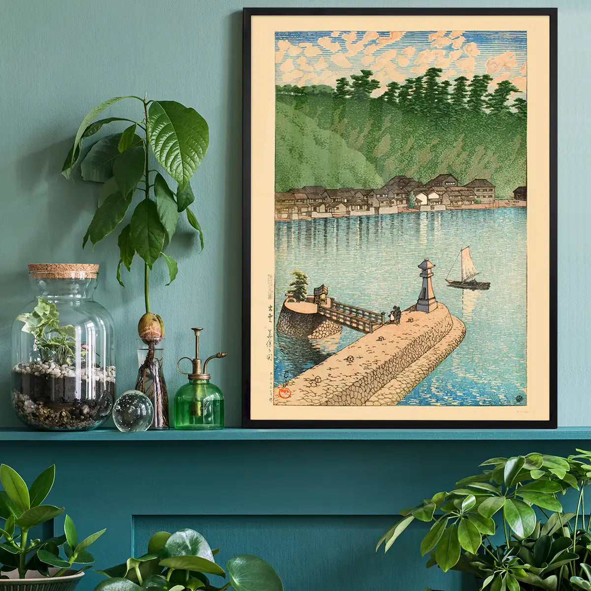Mihogaseki Beach, Izumo Province Print by Hasui Kawase