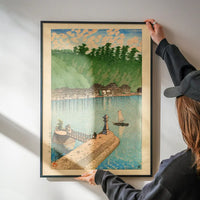Mihogaseki Beach, Izumo Province Print by Hasui Kawase