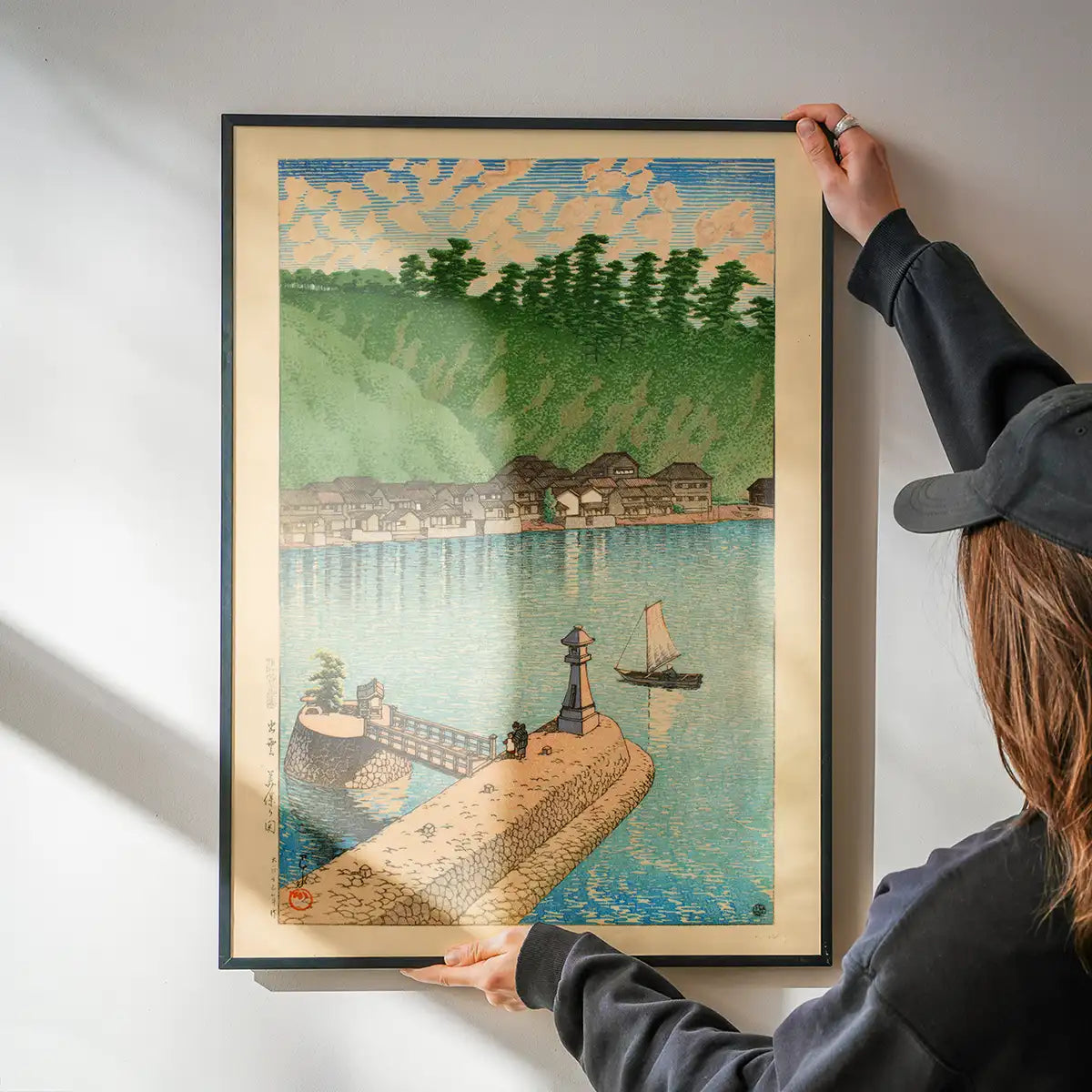 Mihogaseki Beach, Izumo Province Print by Hasui Kawase