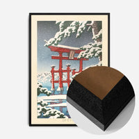 Miyajima in Snow Print by Hasui Kawase